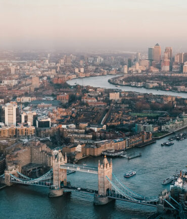 London skyline.